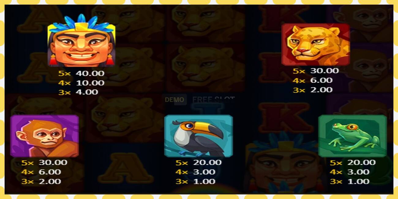 Demo slot Amazonia Spirit නොමිලේ සහ ලියාපදිංචියකින් තොරව, පින්තූරය - 1