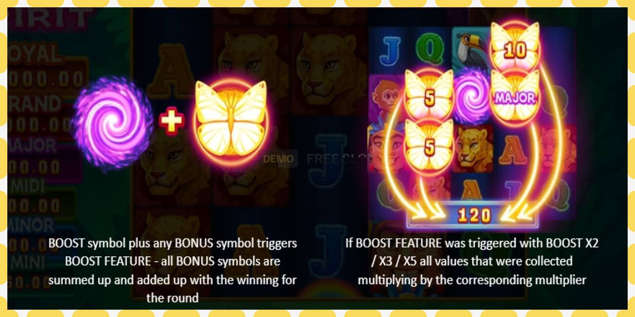 Demo slot Amazonia Spirit නොමිලේ සහ ලියාපදිංචියකින් තොරව, පින්තූරය - 1