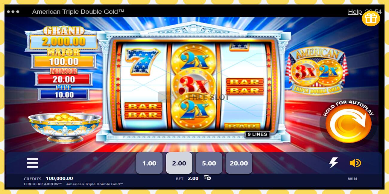 Demo slot American Triple Double Gold free and without registration, picture - 1