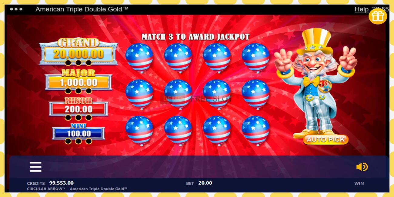 Demo slot American Triple Double Gold free and without registration, picture - 1