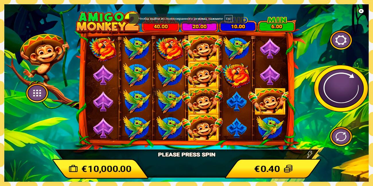 Demo slot Amigo Monkey 2 free and without registration, picture - 1