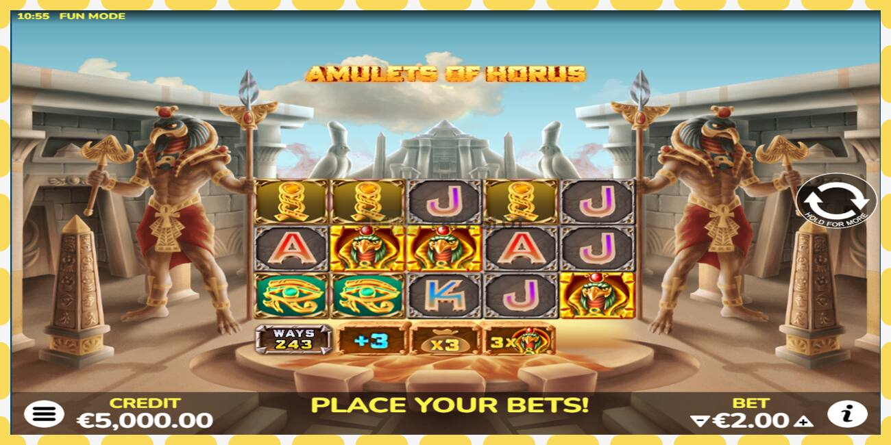 Demo slot Amulets of Horus gratis och utan registrering, bild - 1