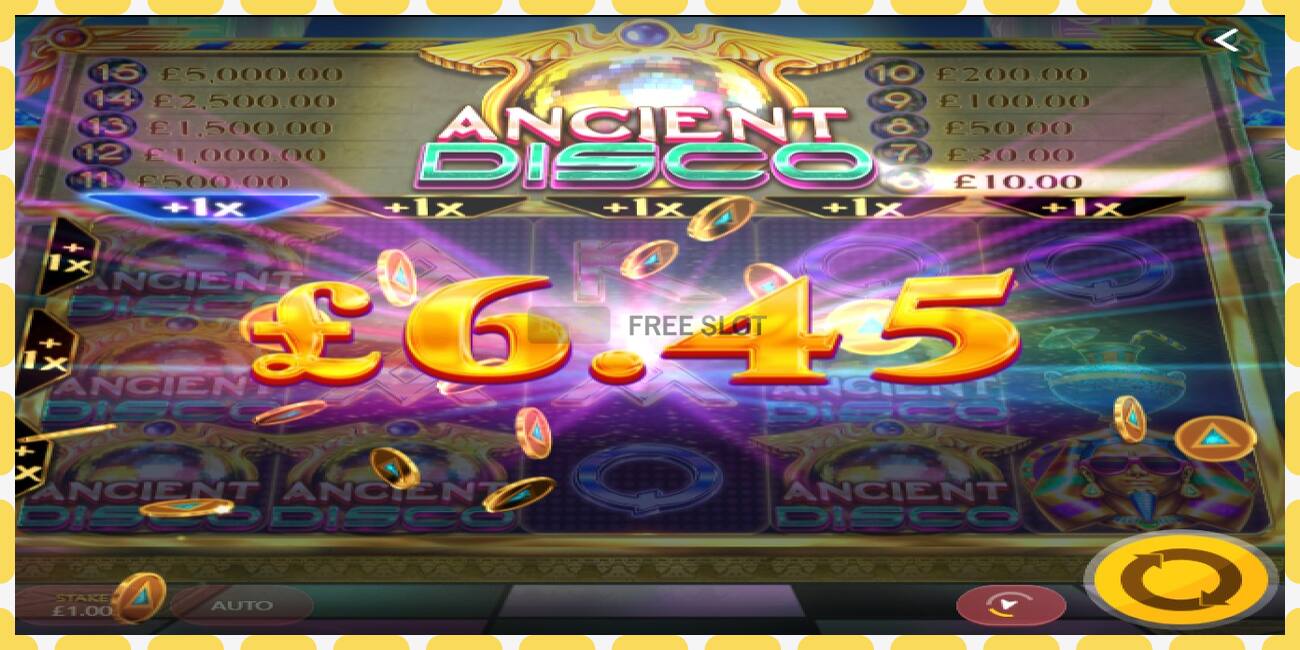 Demo slot Ancient Disco free and without registration, picture - 1