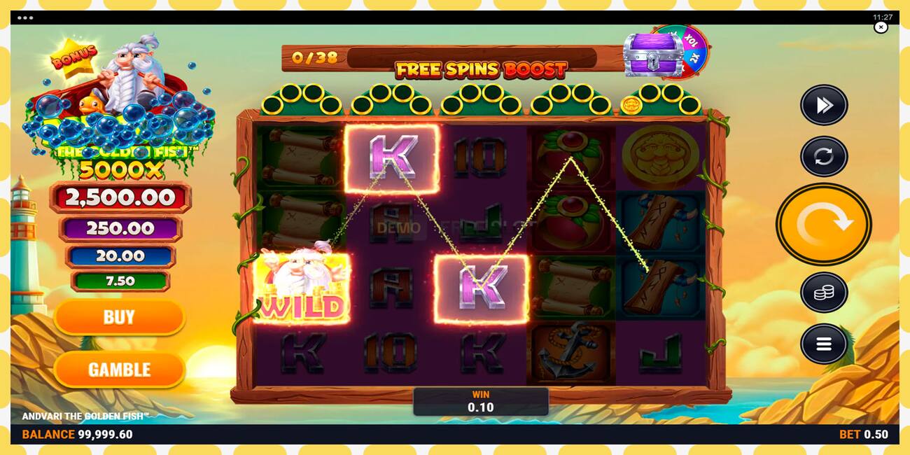 Demo slot Andvari The Golden Fish free and without registration, picture - 1