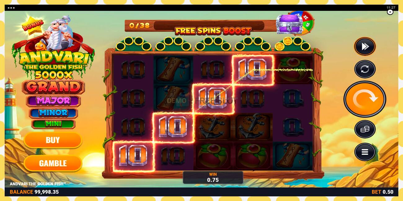 Demo slot Andvari The Golden Fish free and without registration, picture - 1