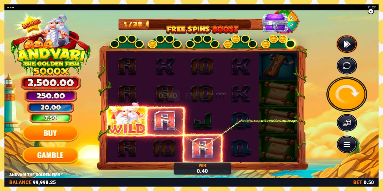 Demo slot Andvari The Golden Fish free and without registration, picture - 1