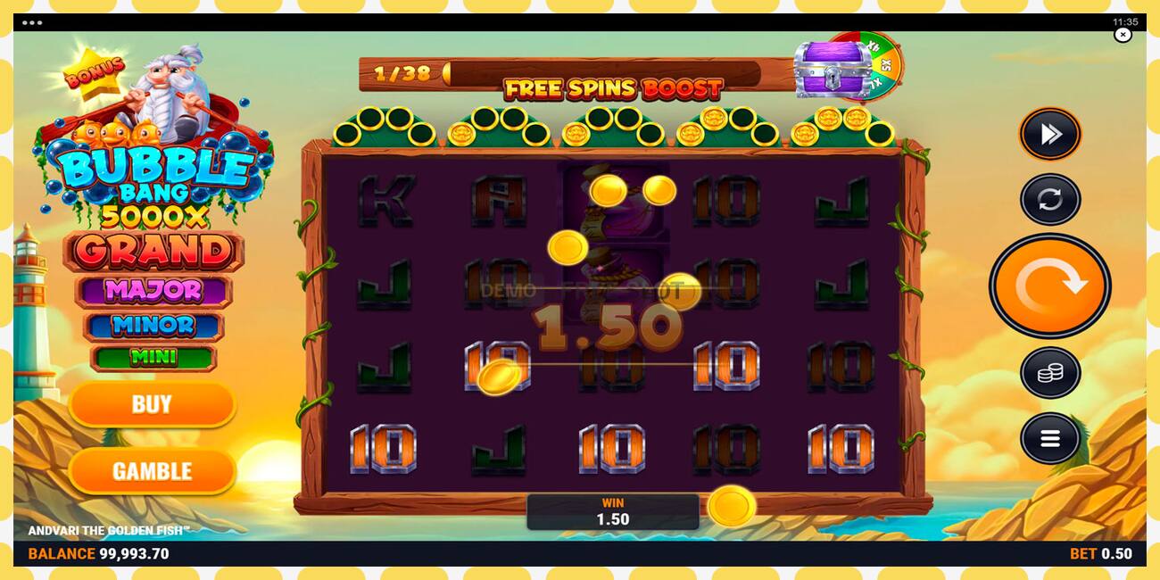 Demo slot Andvari The Golden Fish free and without registration, picture - 1