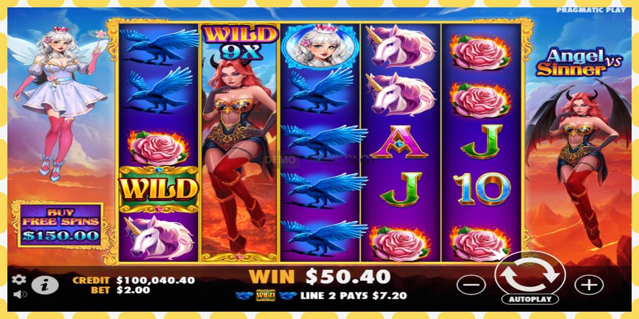 Demo slot Angel vs Sinner free and without registration, picture - 1