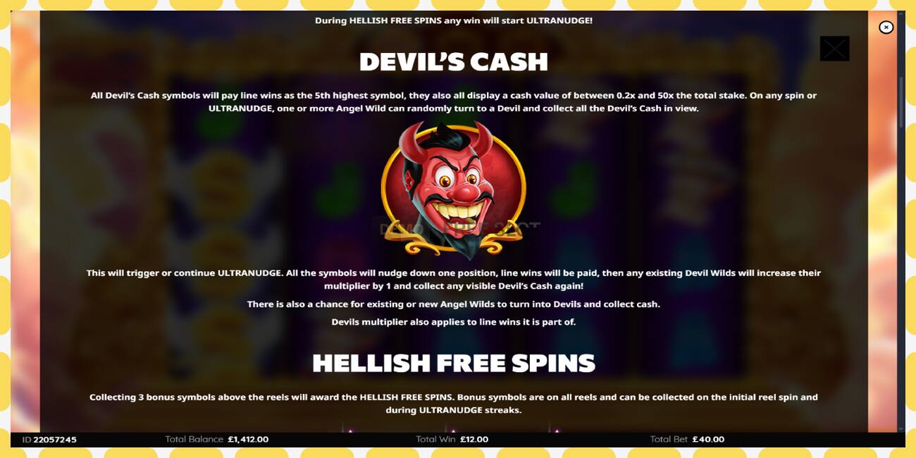 Demo slot Angels vs Devils ingyenes és regisztráció nélkül, kép - 1