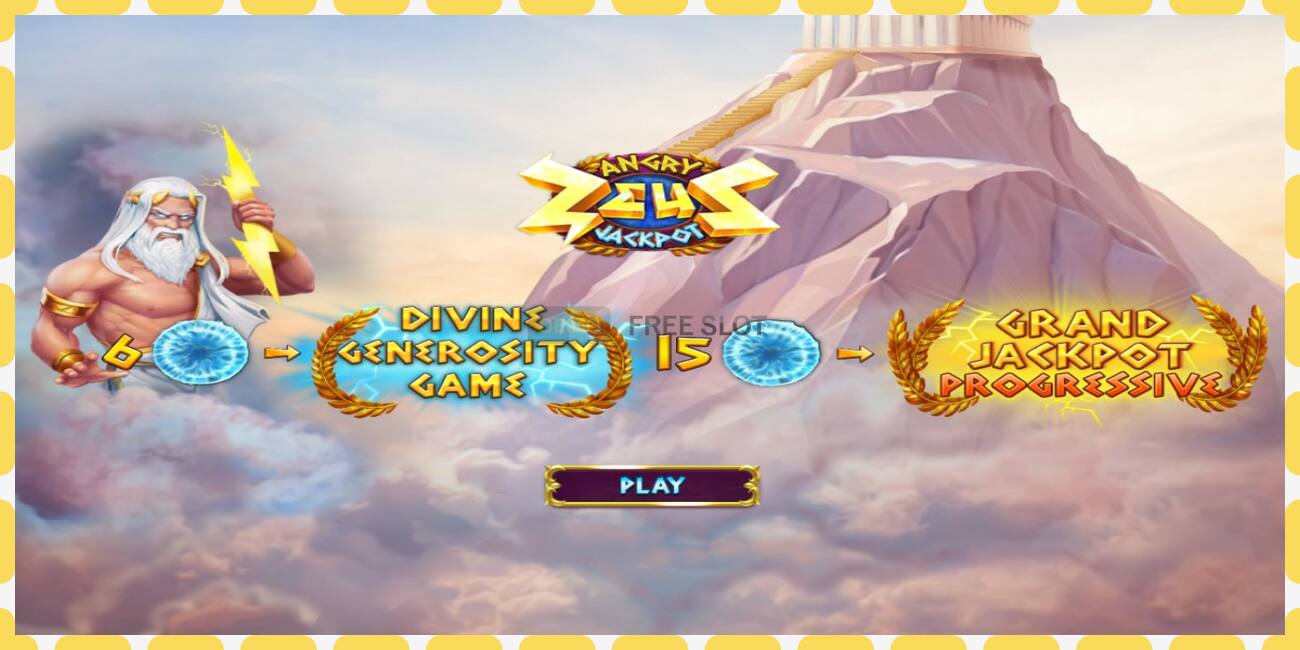 Demo slot Angry Zeus Jackpot free and without registration, picture - 1