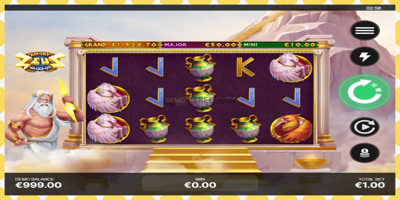 Demo slot Angry Zeus Jackpot free and without registration, picture - 1