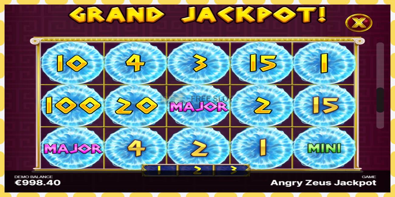 Demo slot Angry Zeus Jackpot free and without registration, picture - 1