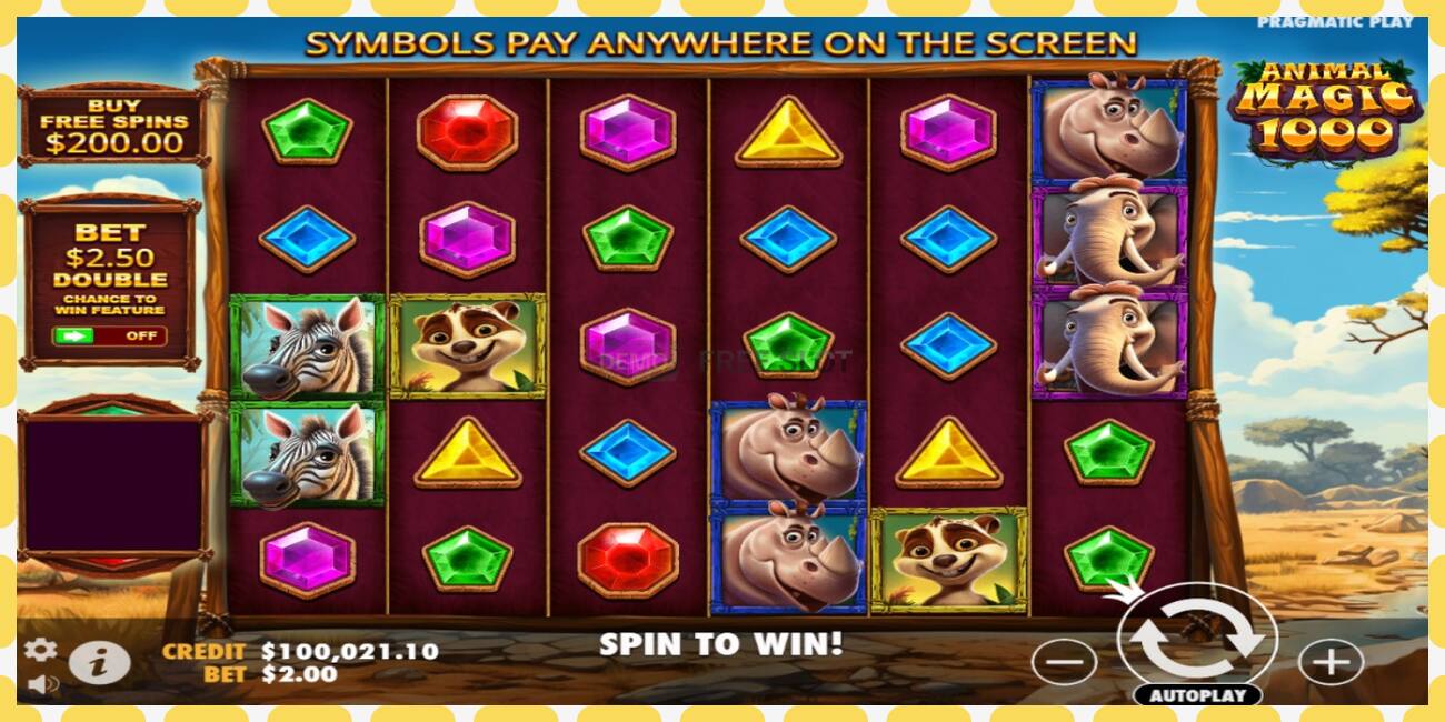 Demo slot Animal Magic 1000 free and without registration, picture - 1