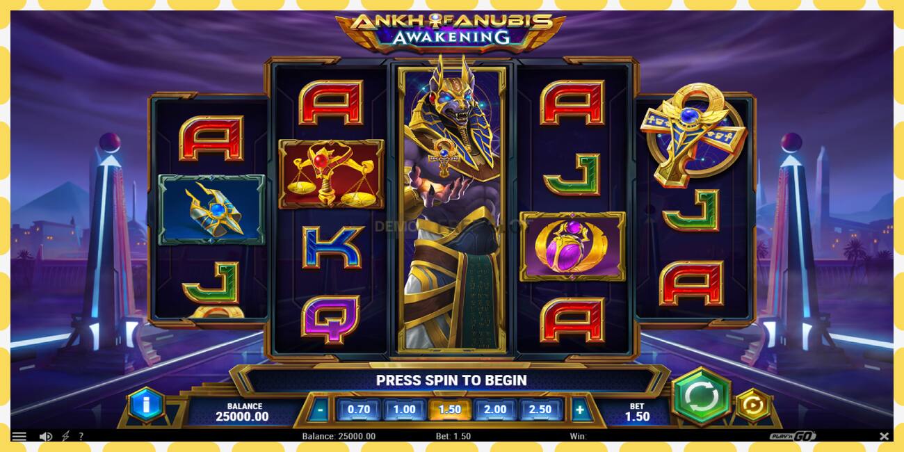 Demo slot Ankh of Anubis Awakening free and without registration, picture - 1