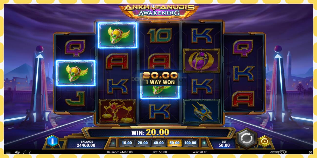 Demo slot Ankh of Anubis Awakening free and without registration, picture - 1