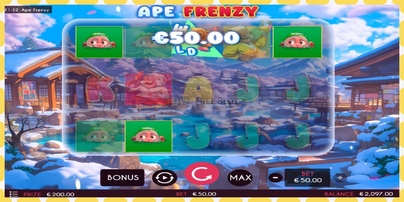 Demo slot Ape Frenzy free and without registration, picture - 1