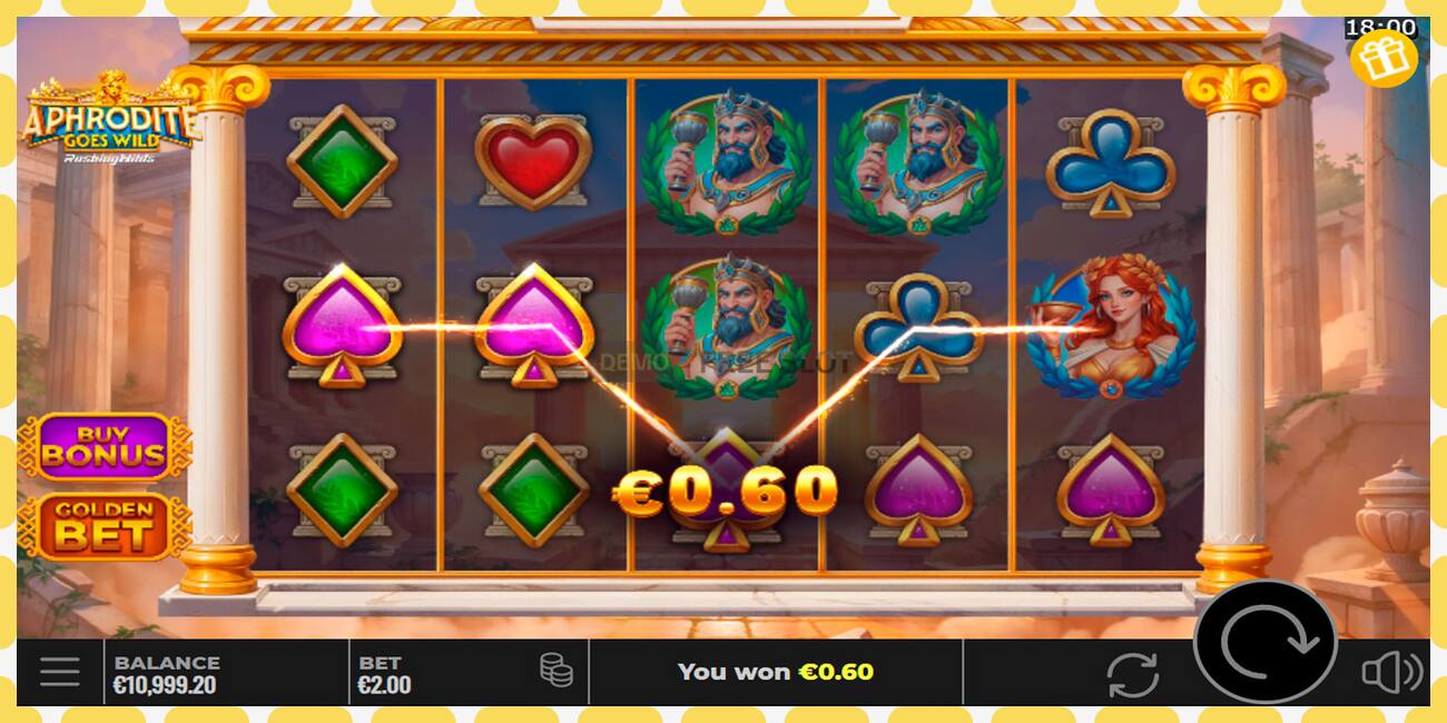 Demo slot Aphrodite Goes Wild RushingWilds free and without registration, picture - 1