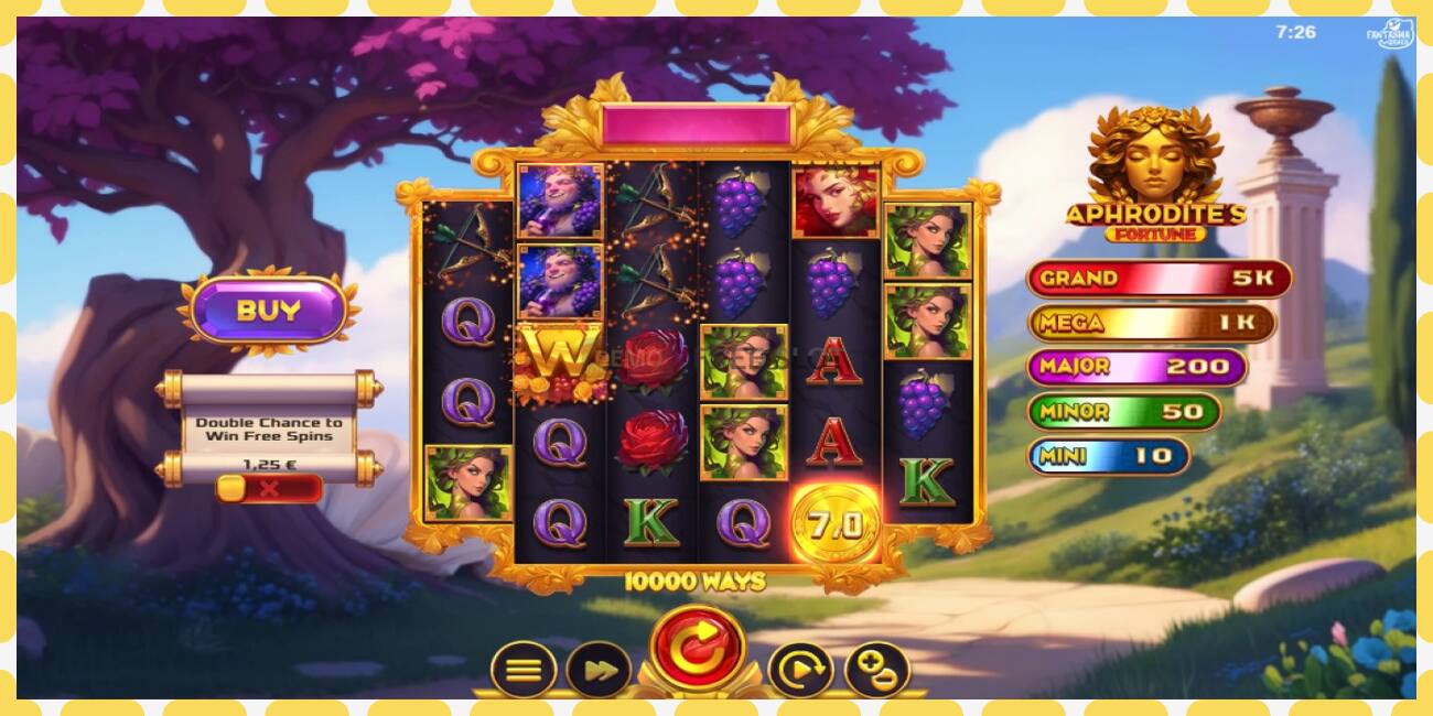 Demo slot Aphrodites Fortune free and without registration, picture - 1