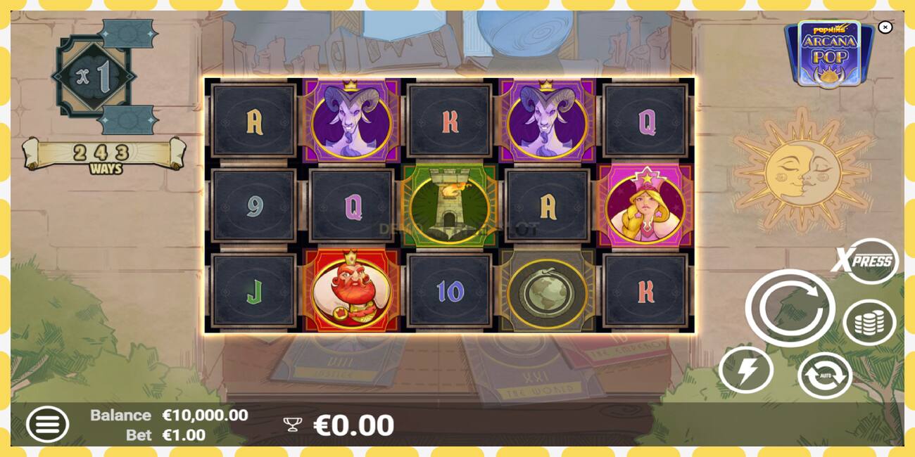 Demo slot ArcanaPop ingyenes és regisztráció nélkül, kép - 1