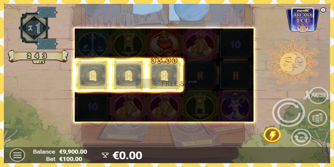 Demo slot ArcanaPop ingyenes és regisztráció nélkül, kép - 1