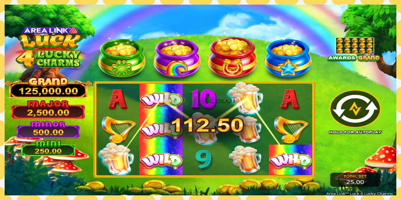 Demo slot Area Link Luck 4 Lucky Charms free and without registration, picture - 1