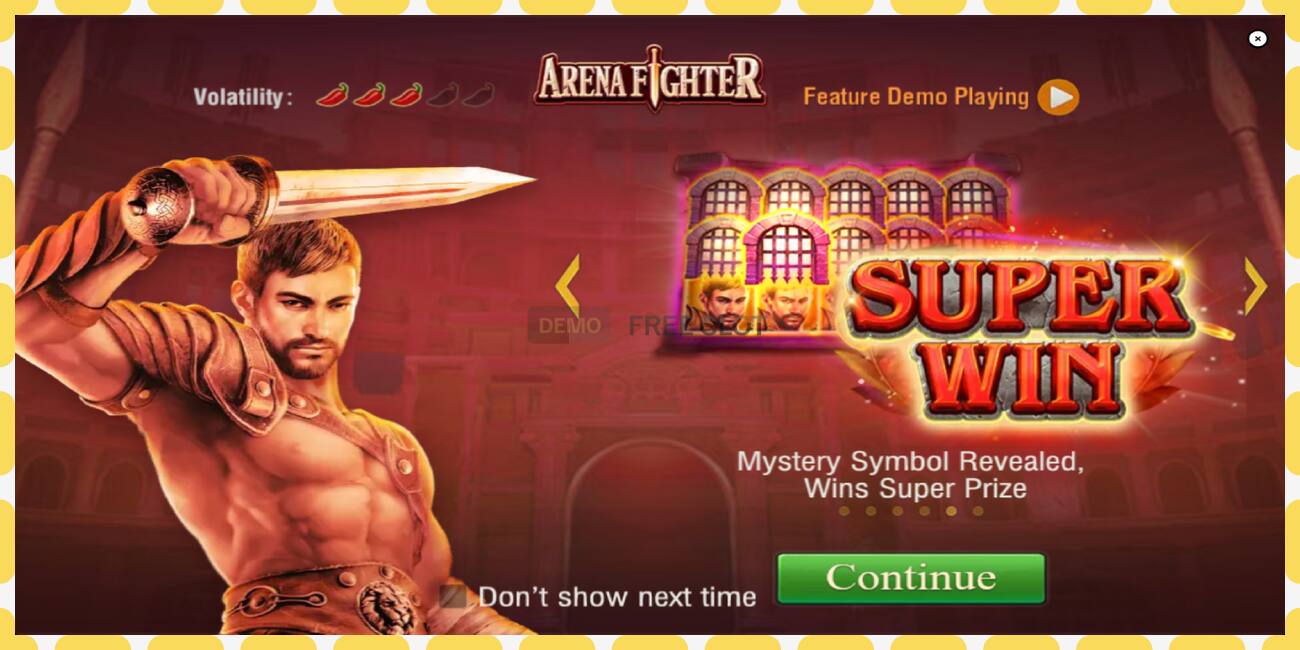 Demo slots Arena Fighter bezmaksas un bez reģistrācijas, attēlu - 1