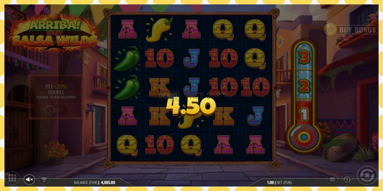 Demo-slot Arriba Heat Salsa Wilds gratis en zonder registratie, afbeelding - 1