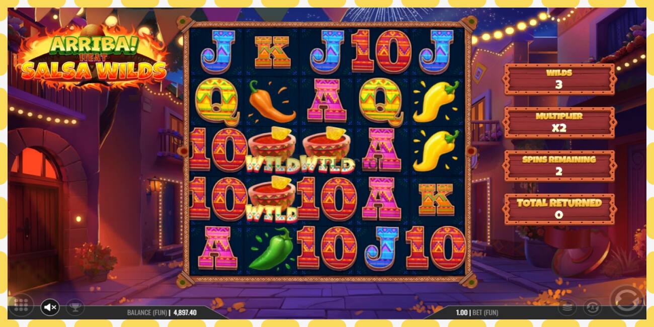 Demo-slot Arriba Heat Salsa Wilds gratis en zonder registratie, afbeelding - 1