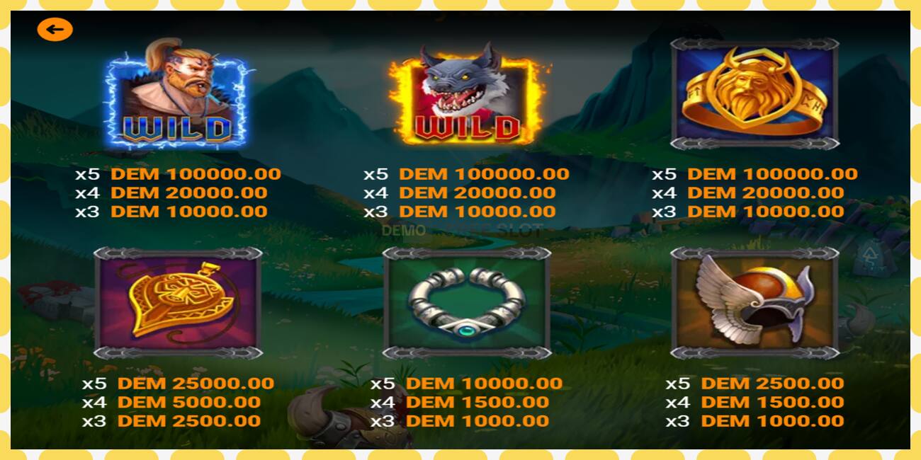 Demo slot Asgard Legends free and without registration, picture - 1