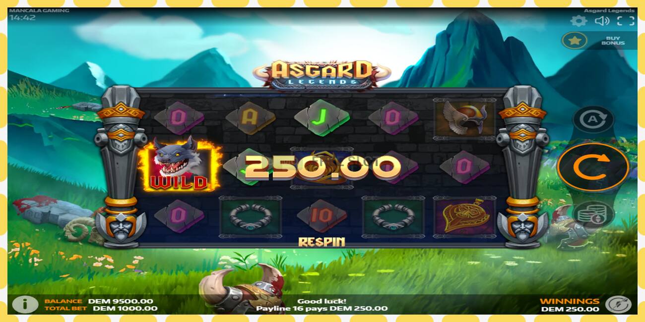 Demo slot Asgard Legends free and without registration, picture - 1