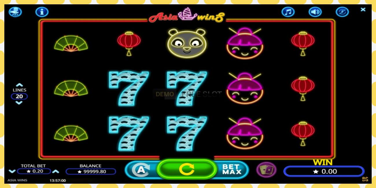 Demo slot Asia Wins free and without registration, picture - 1