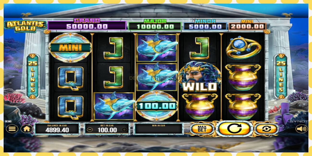 Demo slots Atlantis Gold bezmaksas un bez reģistrācijas, attēlu - 1