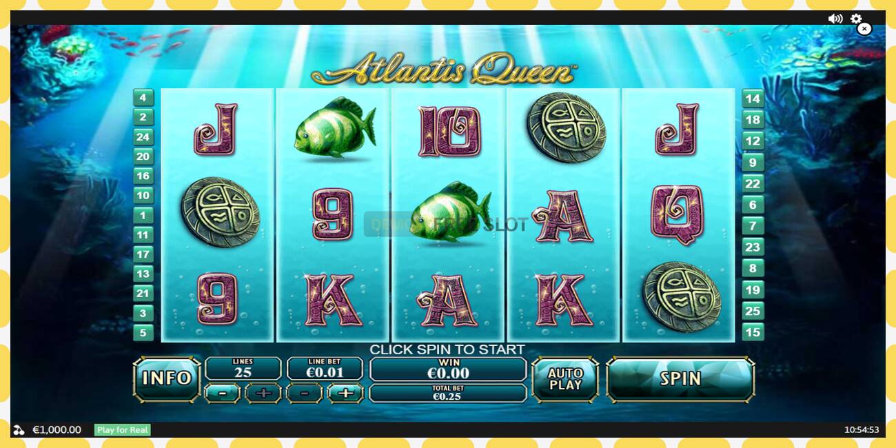 Demo slot Atlantis Queen free and without registration, picture - 1