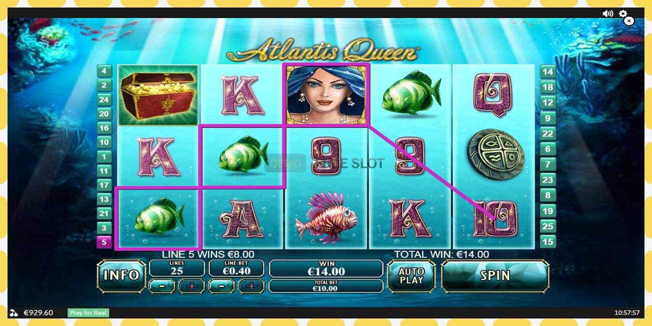 Demo slot Atlantis Queen free and without registration, picture - 1