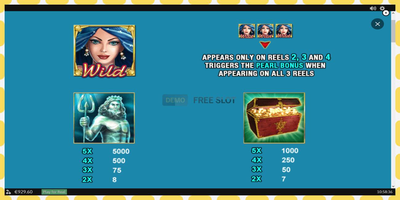 Demo slot Atlantis Queen free and without registration, picture - 1