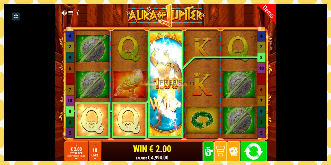 Demo slot Aura of Jupiter free and without registration, picture - 1