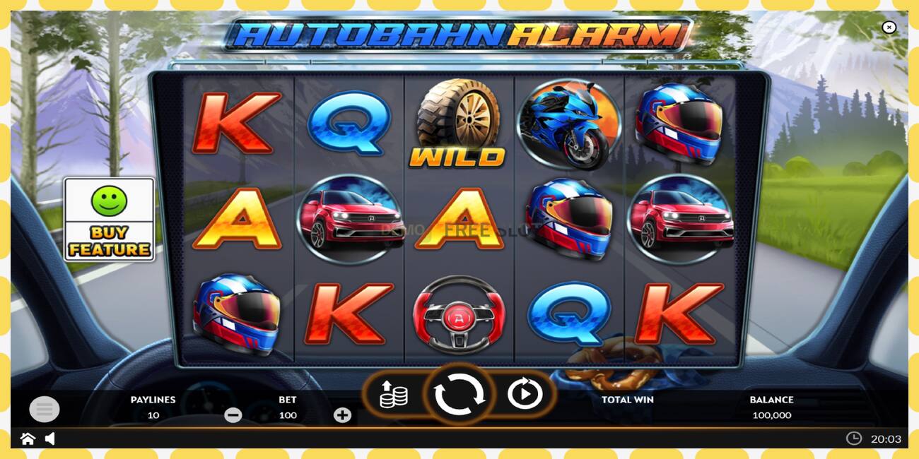 Demo slots Autobahn Alarm bezmaksas un bez reģistrācijas, attēlu - 1