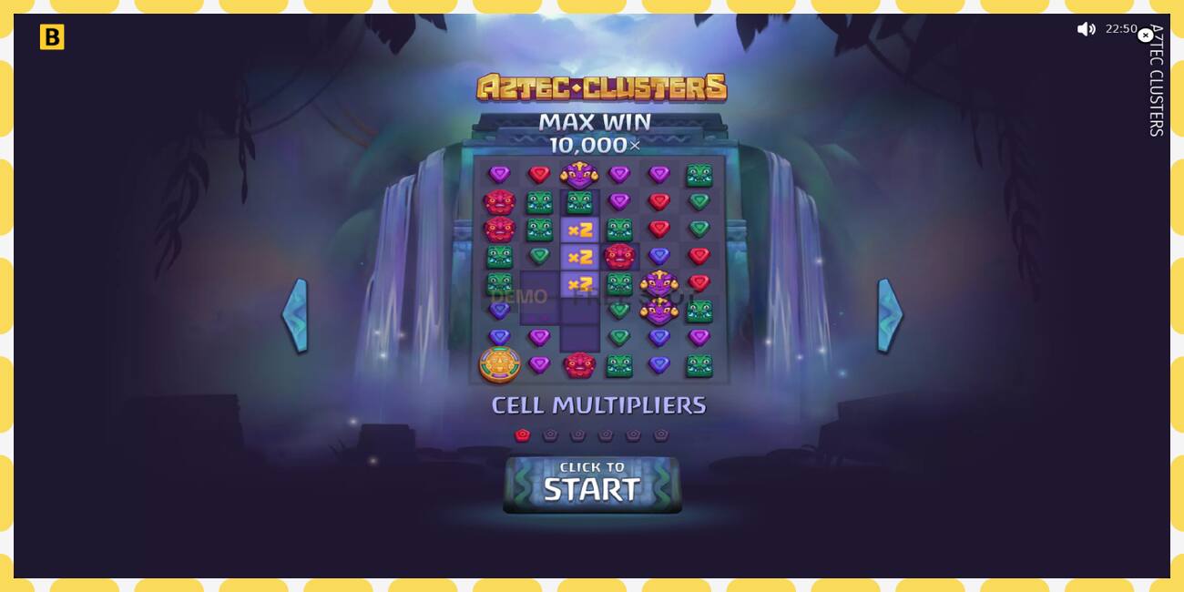 Demo slot Aztec Clusters free and without registration, picture - 1