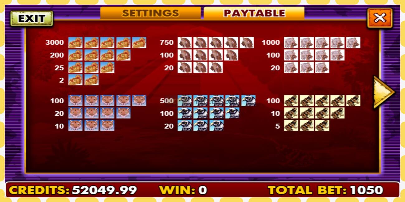 Demo slot Aztec Gold free and without registration, picture - 1