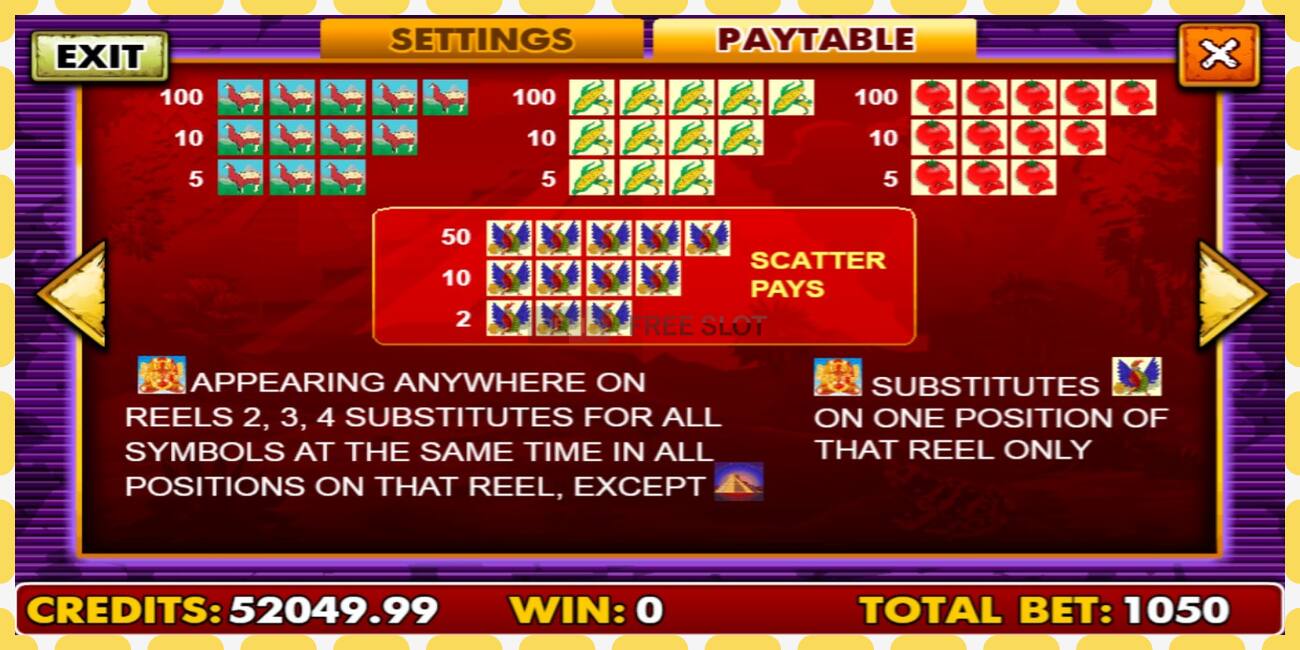 Demo slot Aztec Gold free and without registration, picture - 1