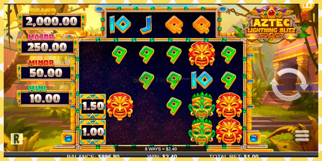 Demo slot Aztec Lightning Blitz free and without registration, picture - 1