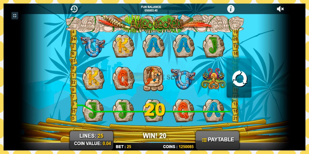 Demo slot Aztec Secrets free and without registration, picture - 1