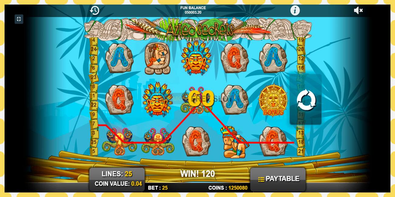 Demo slot Aztec Secrets free and without registration, picture - 1