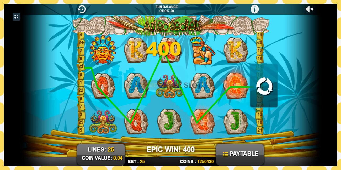 Demo slot Aztec Secrets free and without registration, picture - 1