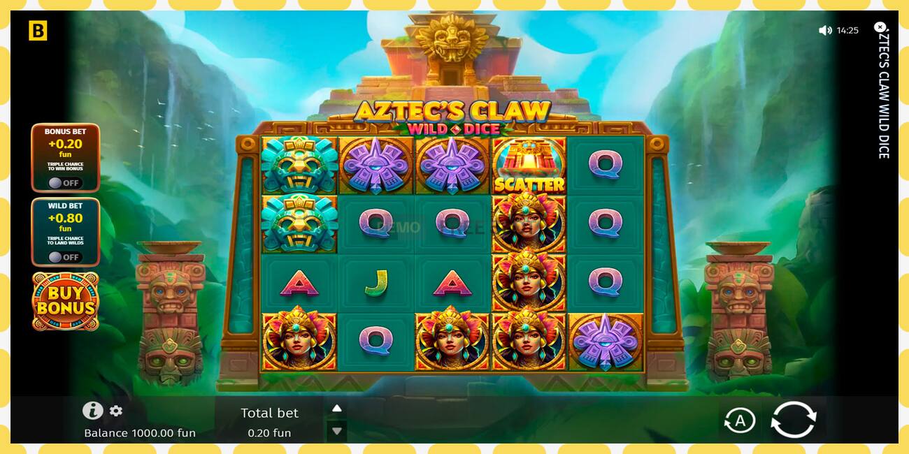 Demo slot Aztecs Claw Wild Dice free and without registration, picture - 1