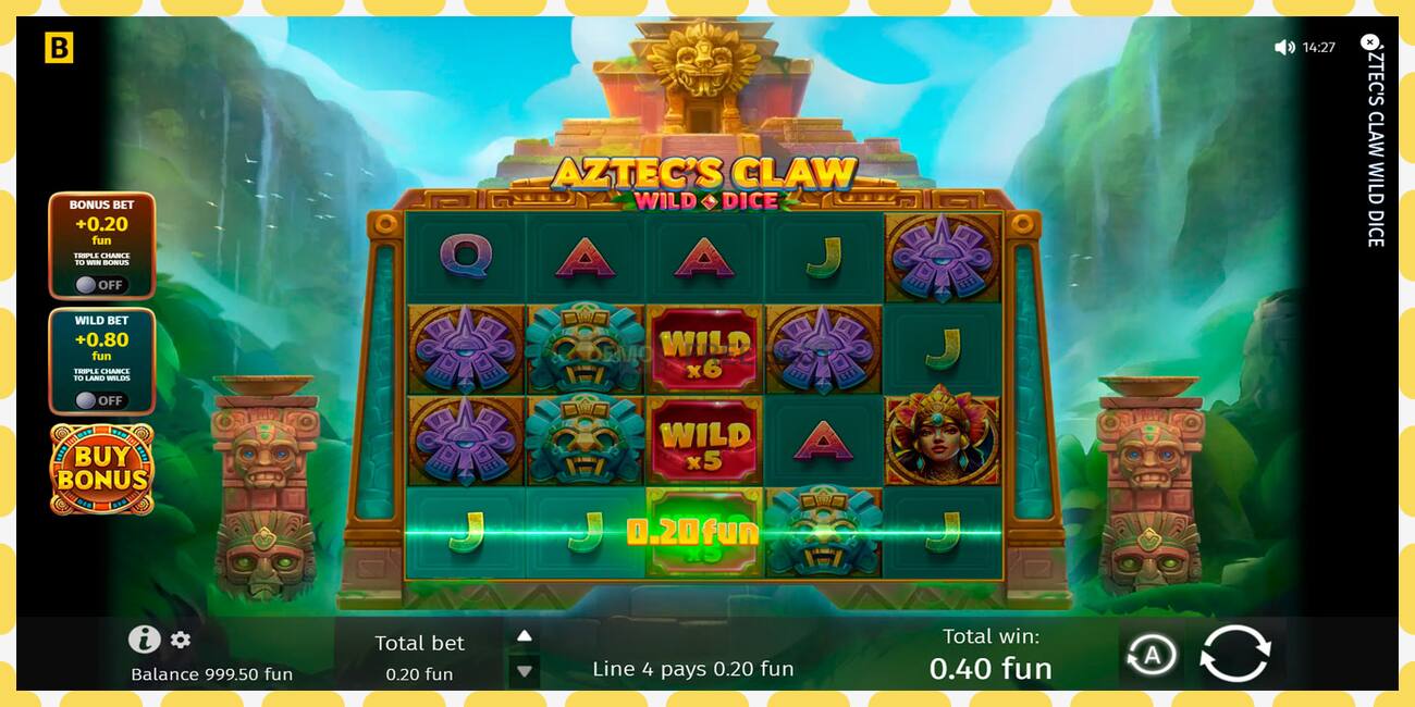 Demo slot Aztecs Claw Wild Dice free and without registration, picture - 1