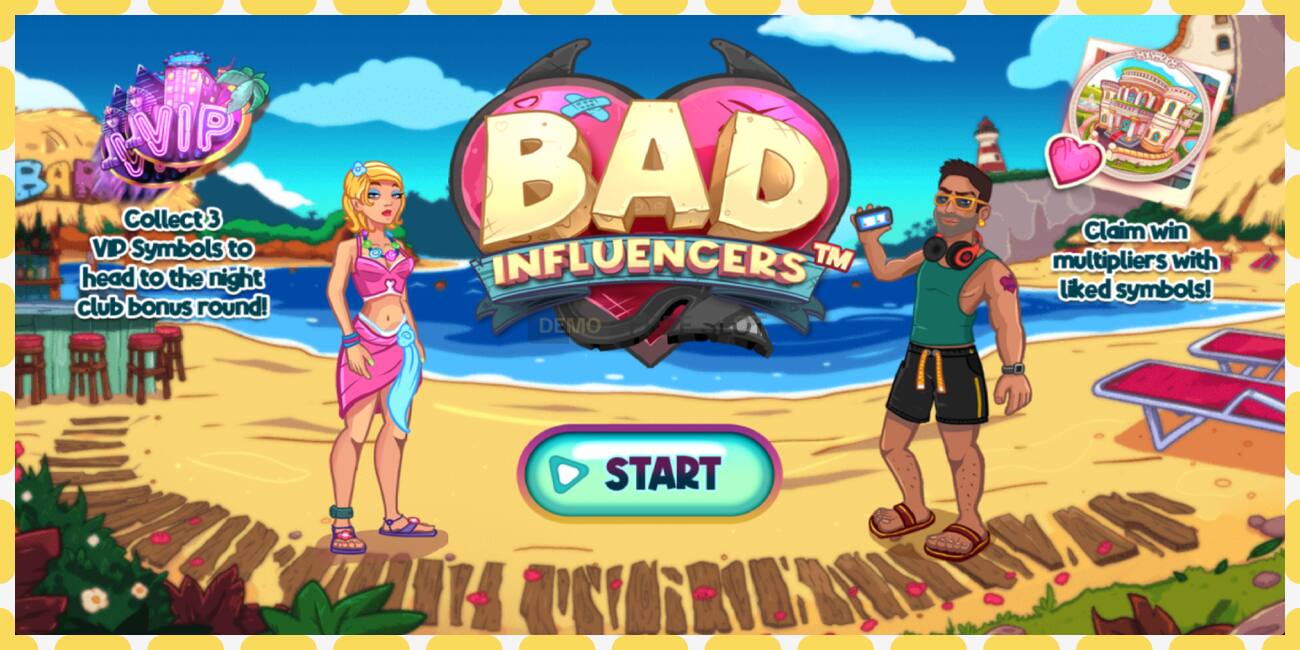 Demo slot Bad Influencers free and without registration, picture - 1