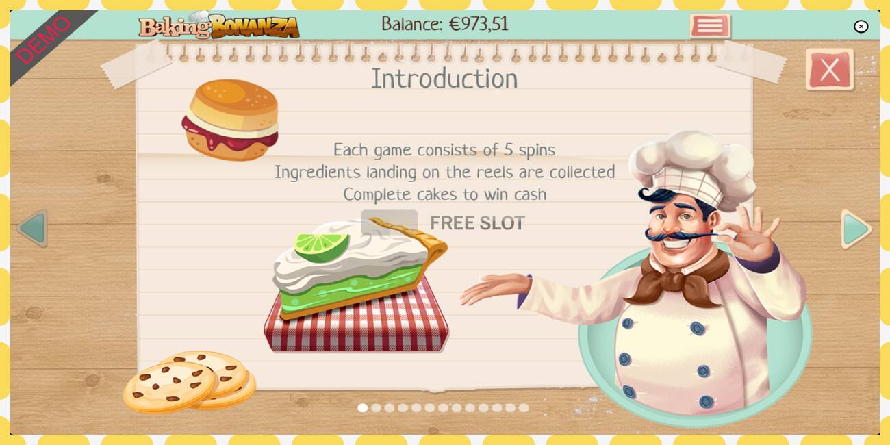 Demo slot Baking Bonanza free and without registration, picture - 1