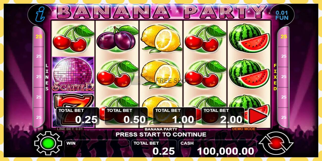 Demo slot Banana Party free and without registration, picture - 1