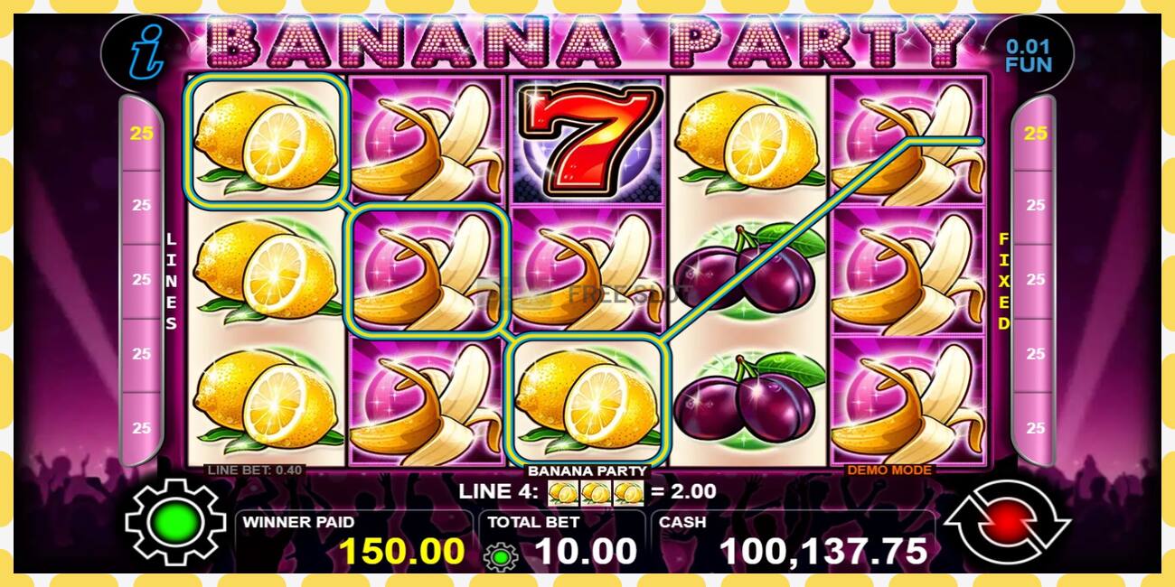 Demo slot Banana Party free and without registration, picture - 1